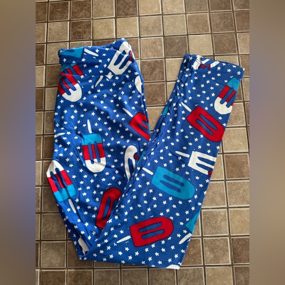 Lularoe Popsicle Leggings NWT